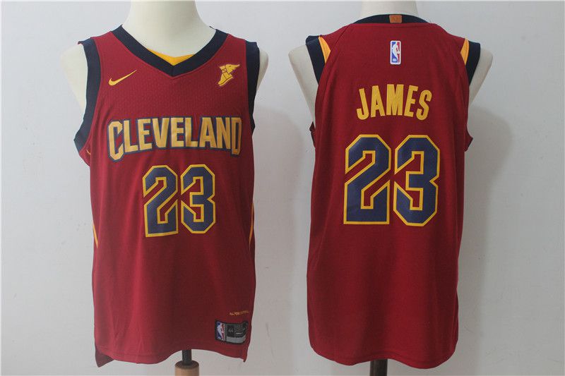2017 Men Cleveland Cavaliers #23 Lebron James red Nike NBA Jerseys